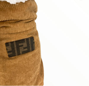 That's a Fendi: Corduroy Pet Coat